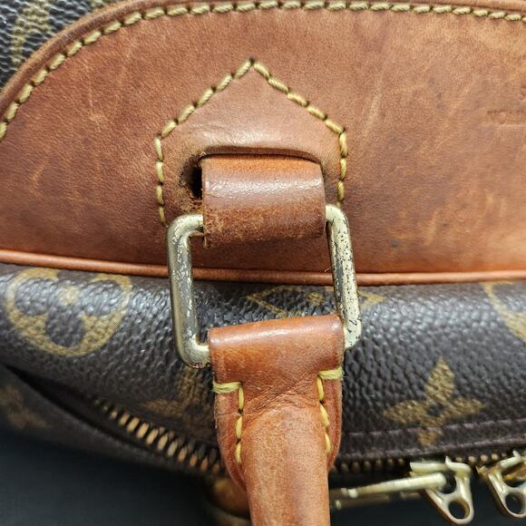 Authentic Vintage Louis Vuitton Deauville Bag Monogram Canvas 90s Retro Luxury - Picture 12 of 16